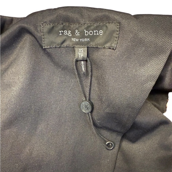 RAG & BONE AMBER Wool Blend Stylish Tan Long Coat - Picture 15 of 16